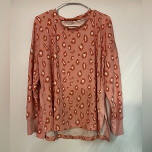 5 items for $20. Wonderly Studio Womens size Pink Leopard Print shirt